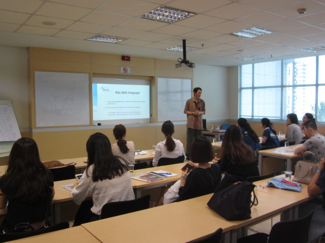 Introduction to BIPA Program in BINUS JWC